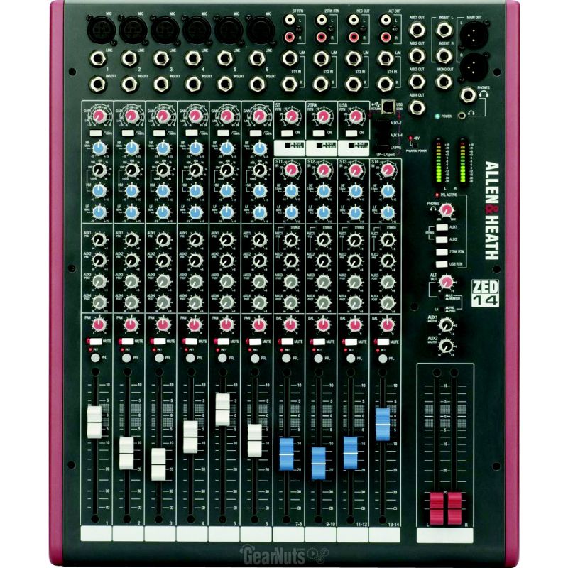 Пассивный микшерный пульт Allen Heath ZED14 • лучшая цена • купить в ...